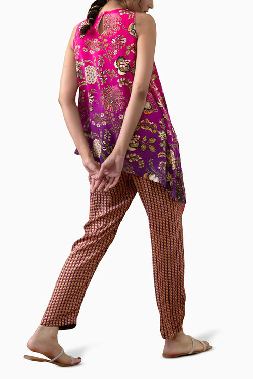 Mehr Embroidered Asymmetric Co-ord Set