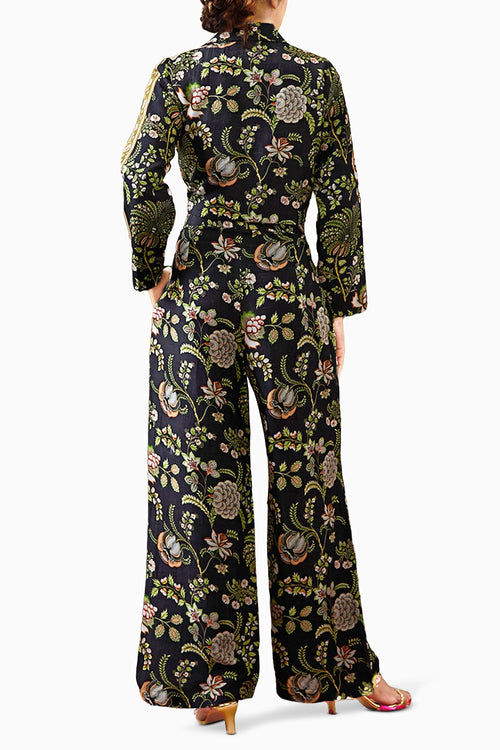 Mehr Printed Black Co-ord Set