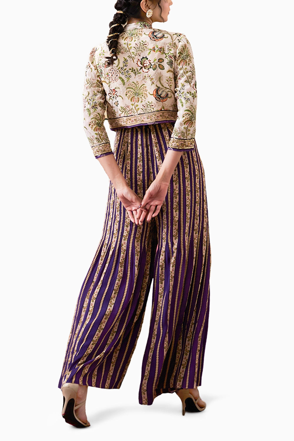 Mehr Printed Jumpsuit With Jacket