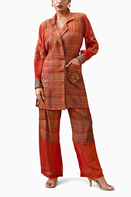Adah Embroidered Co-ord Set