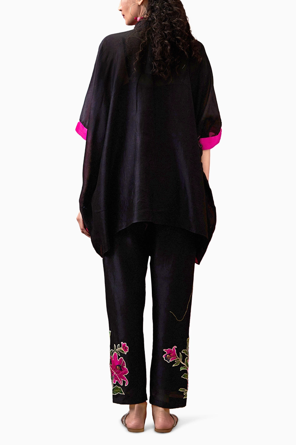 Mehr Applique Kimono Top With Pants