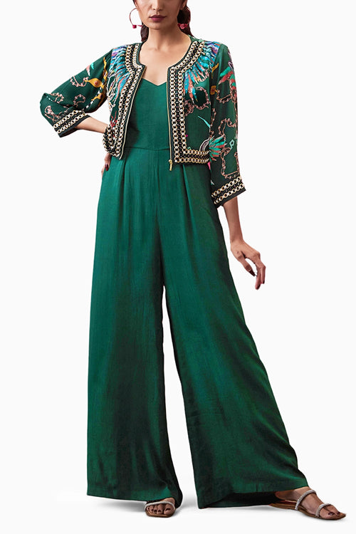 Aisha Jumpsuit With Embroidered Jacket