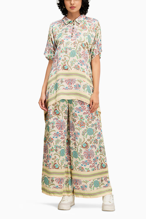 Mehr Printed Multicolor Co Ord Set