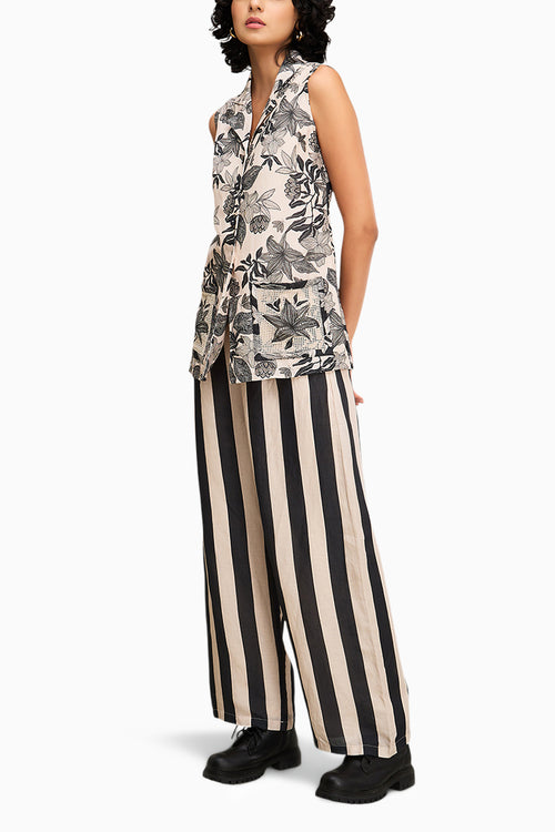 Off White Ahyana Printed Co-ord Set