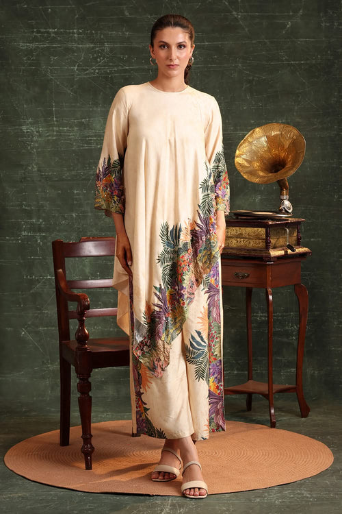 Kaira Emblished Asymmetric  Kurta Set