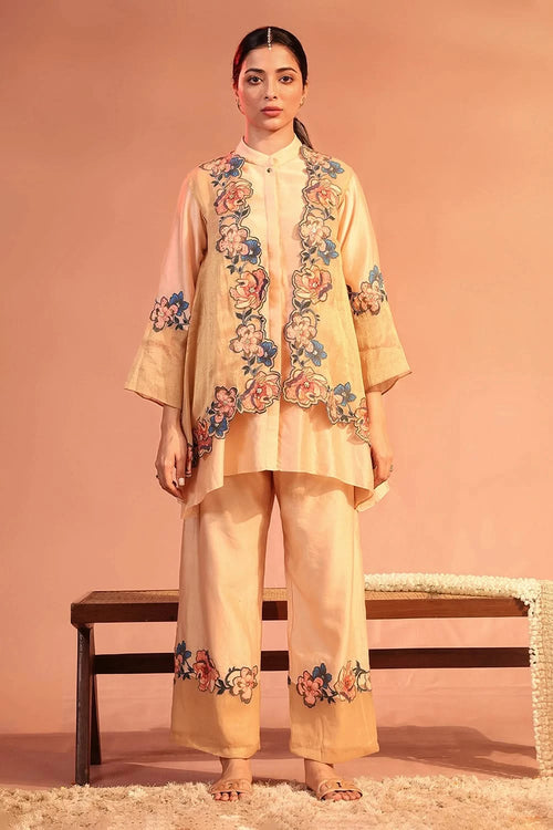 Sadira Embroidered Kurta Set With Jacket