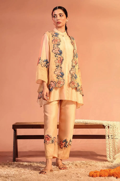 Sadira Embroidered Kurta Set With Jacket