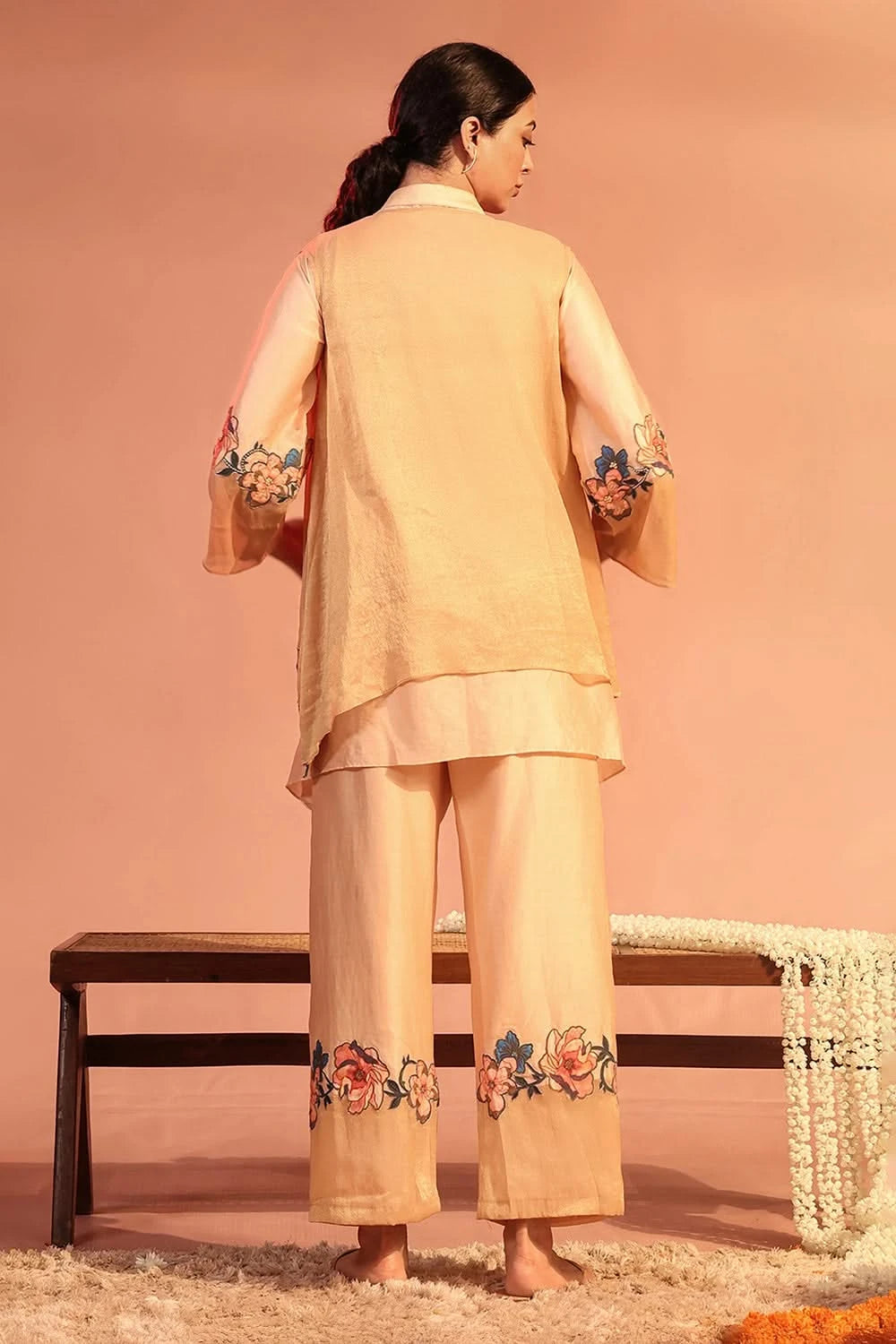 Sadira Embroidered Kurta Set With Jacket