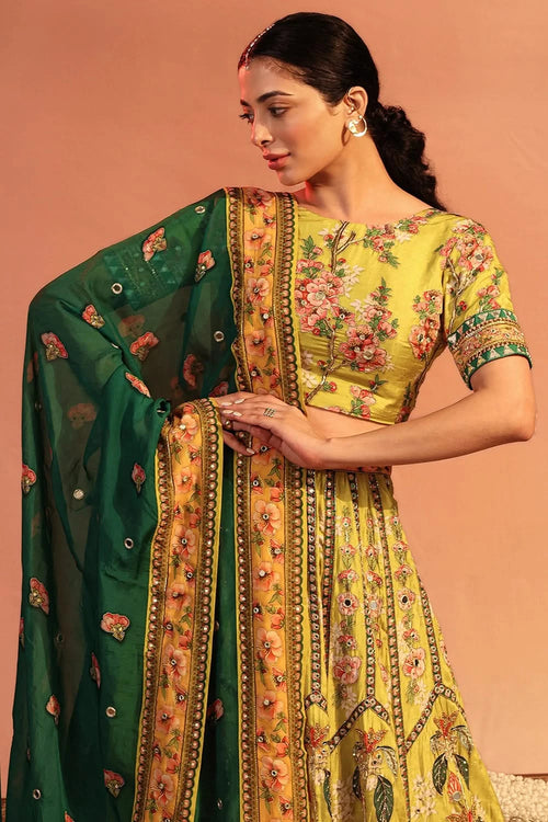 Tamaya Embroidered Lehenga Set