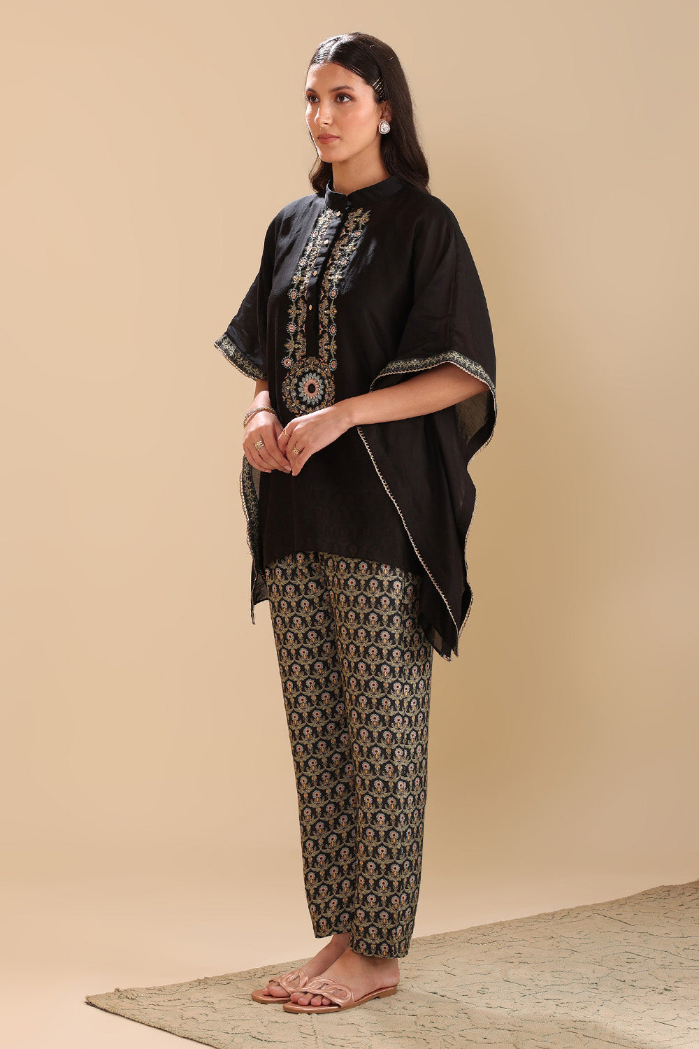 Eraya Embellished Kaftan Set