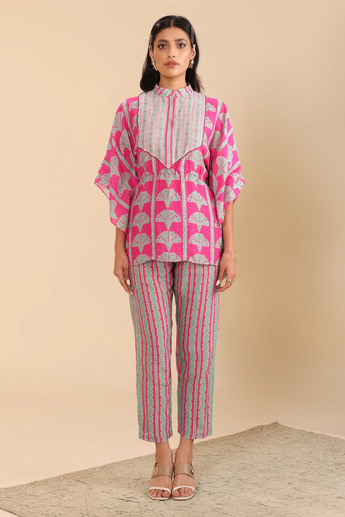 Naqsh Embellished Short Kaftan Set
