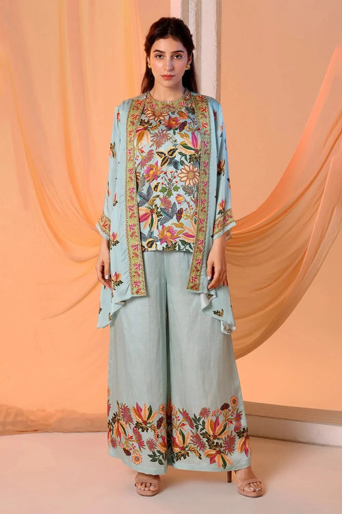 Arani Embellished Co-ord Set With Jacket