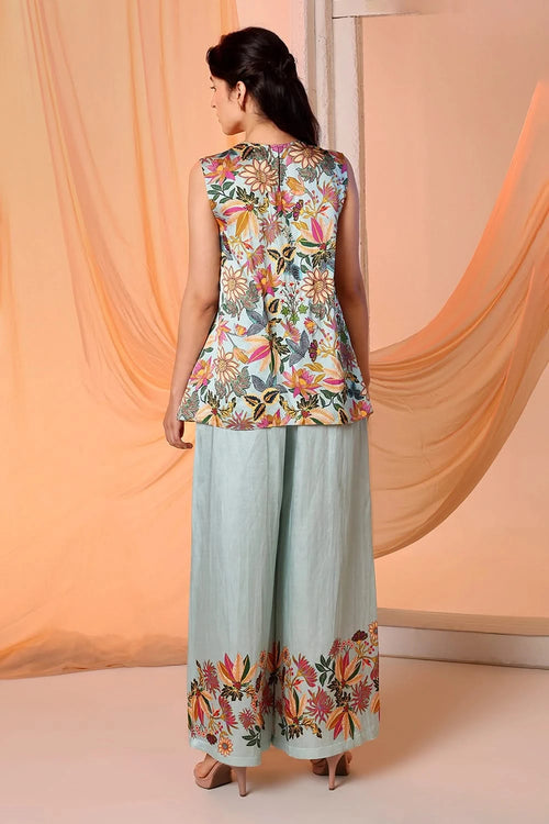 Arani Embellished Co-ord Set With Jacket