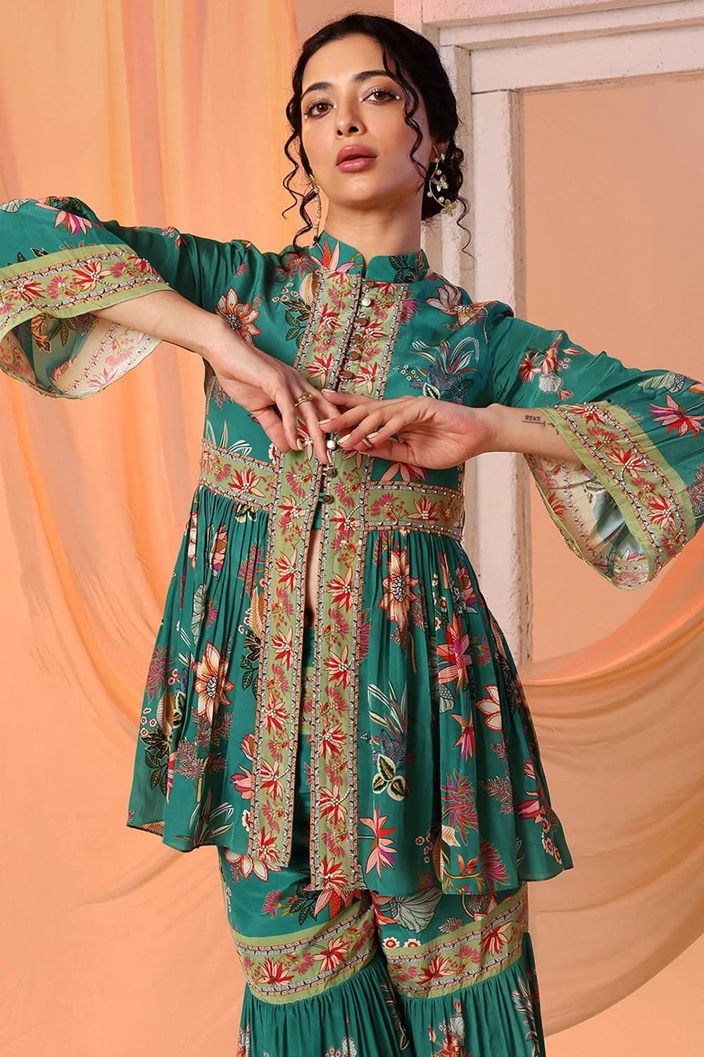 Aarani Embroidered Sharara Set