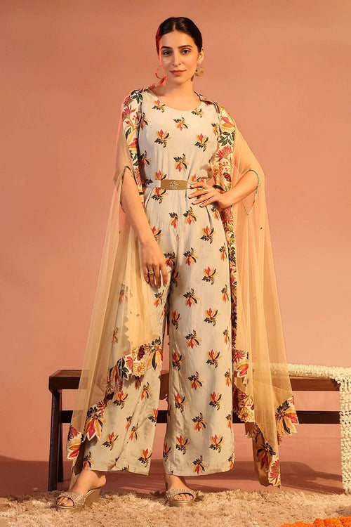 Arani Printed Jumpsuit Set