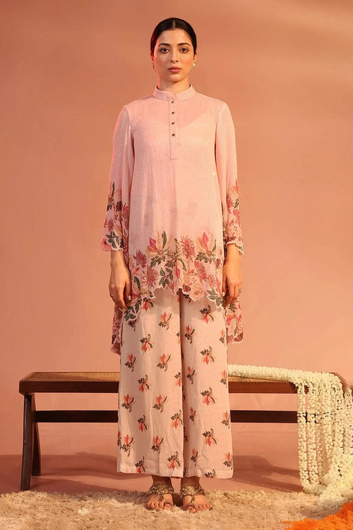 Aarani Asymmetric Sequin Co-ord Set