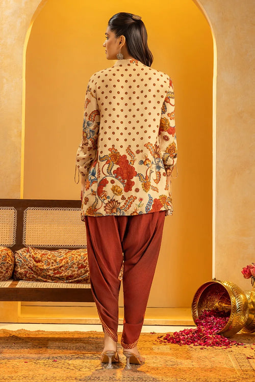Rangtara Embellished Dhoti Set