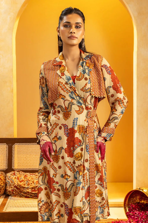 Rangtara Embellished Layered Kurta Set