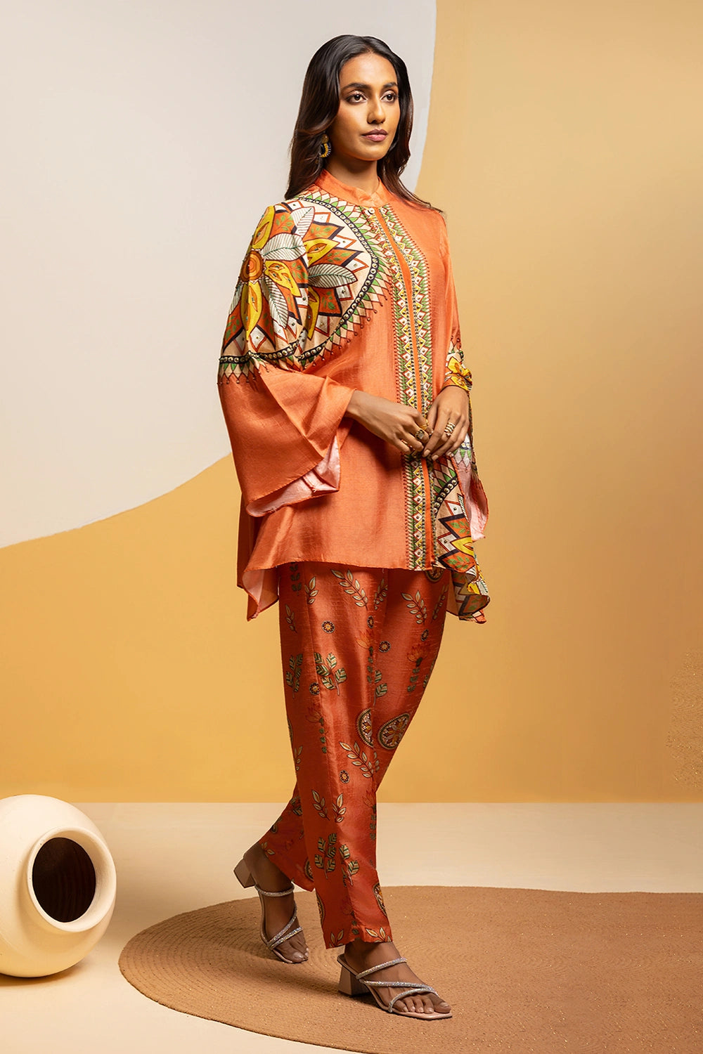 Taarani Embellished Kimono Co-ord Set
