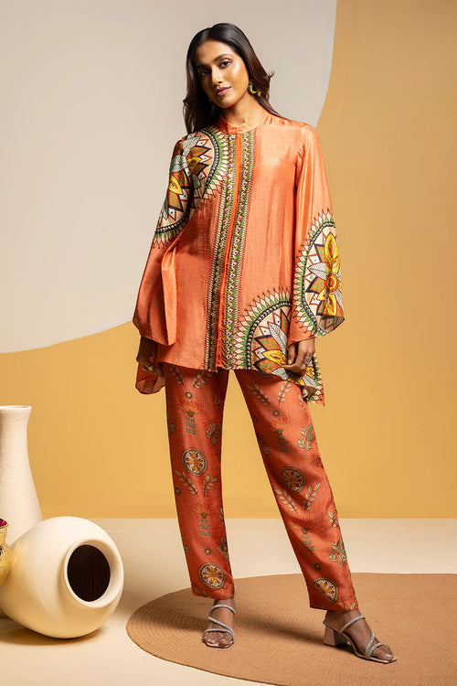 Taarani Embellished Kimono Co-ord Set