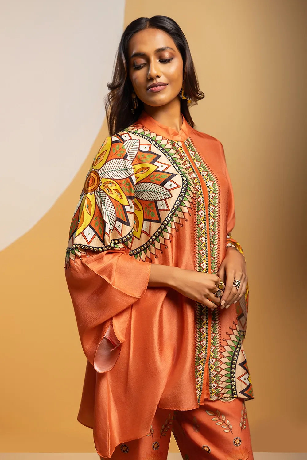 Taarani Embellished Kimono Co-ord Set