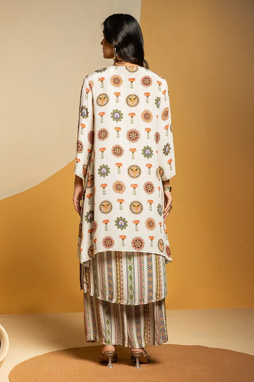 Taarani Printed Kurta Set with Jacket
