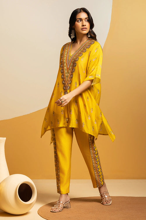 Taarani Embellished V-Neck Kurta Set