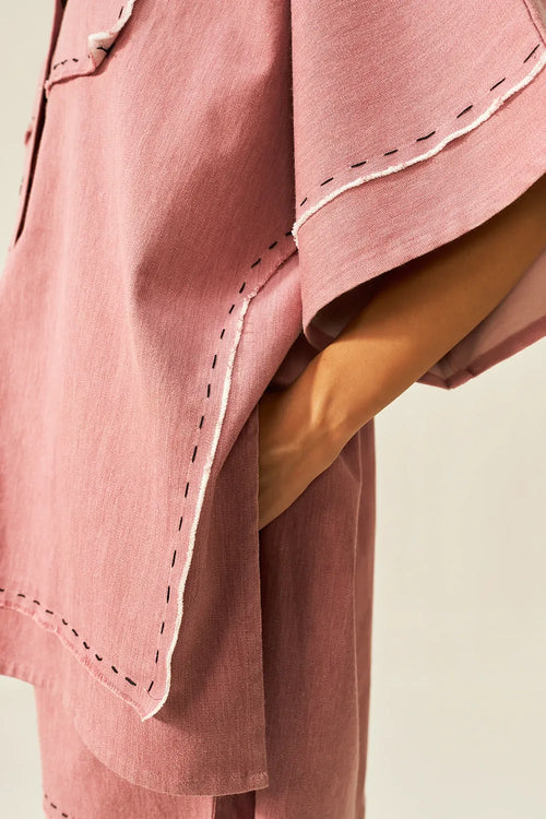 Lychee Mini Kaftan Co-ord Shorts