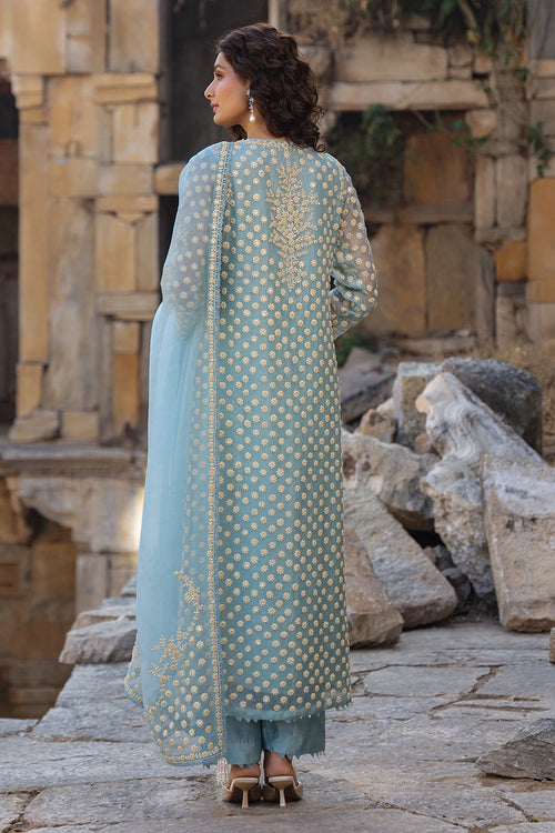 Vaayu Light Blue Buti Kurta Set