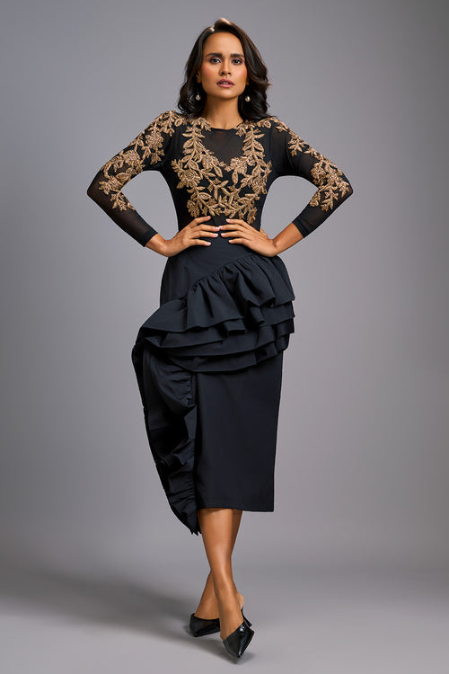 Golden Aura Swarovski Elegance Co-ord Set