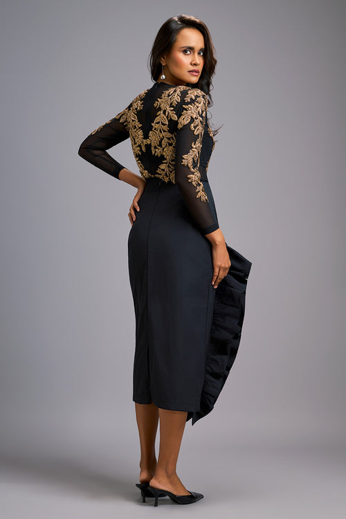 Golden Aura Swarovski Elegance Co-ord Set