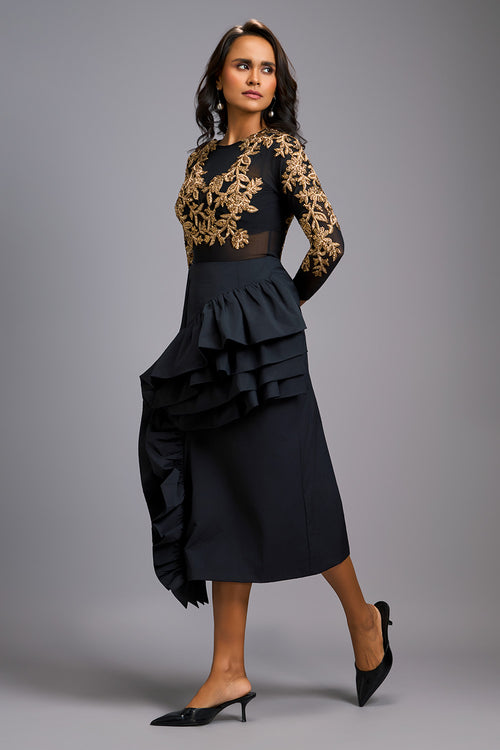 Golden Aura Swarovski Elegance Co-ord Set