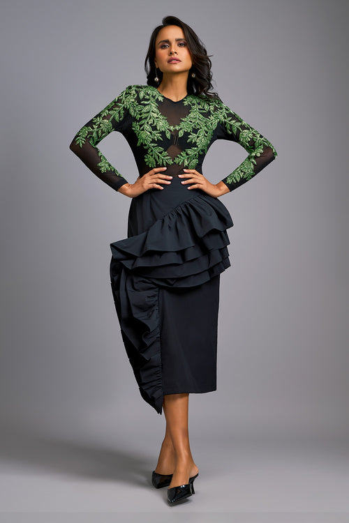 Emerald Grace Swarovski Elegance Co-ord Set