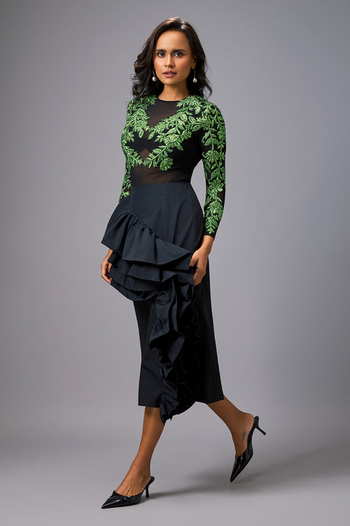 Emerald Grace Swarovski Elegance Co-ord Set