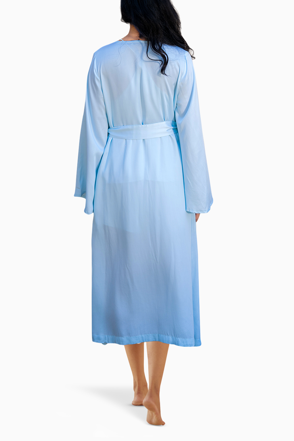 Bit of Blue Camisole and Robe Set