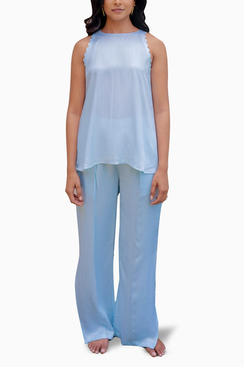 Bit of Blue Back knot Co-ord