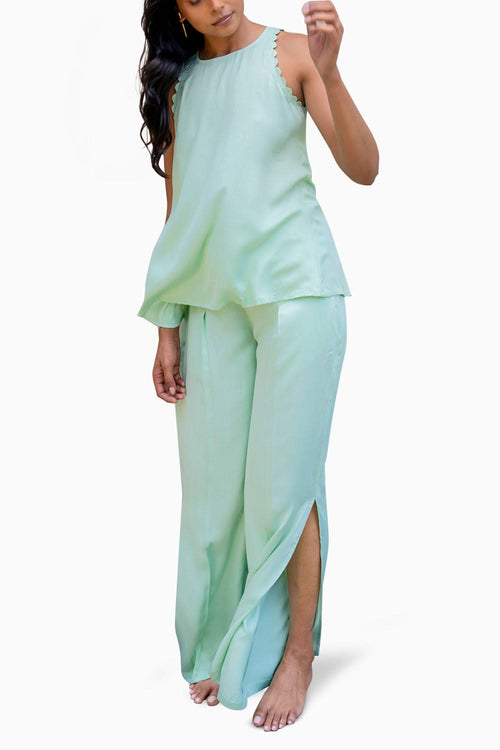 Sage Green Back Knot Co-ord