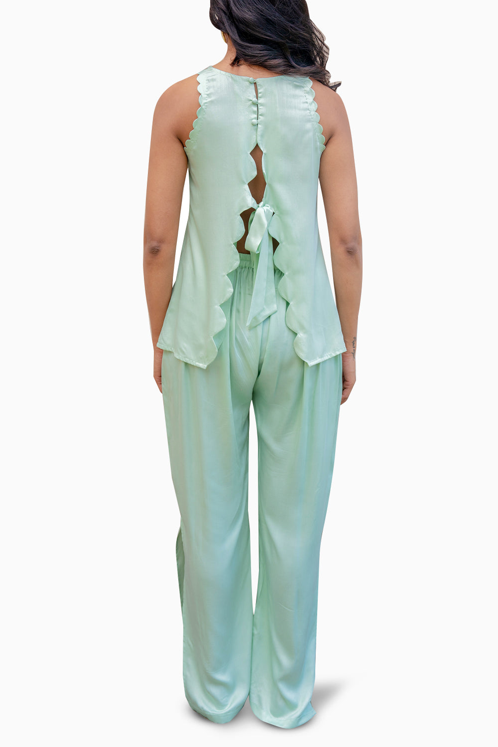 Sage Green Back Knot Co-ord