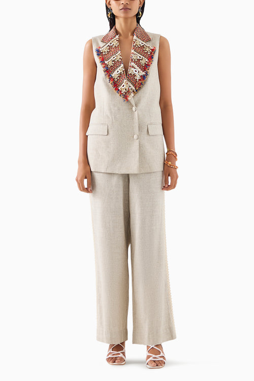 Palm Island Blazer And Pants