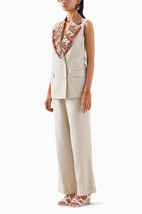 Palm Island Blazer And Pants