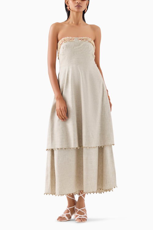 Palm Island Tiered Dress