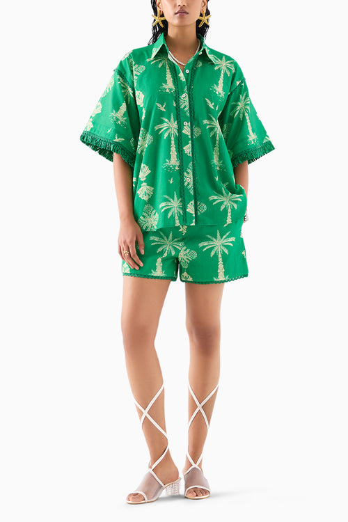 Sago Palm Shirt and Shorts