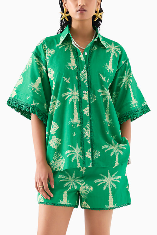 Sago Palm Shirt and Shorts