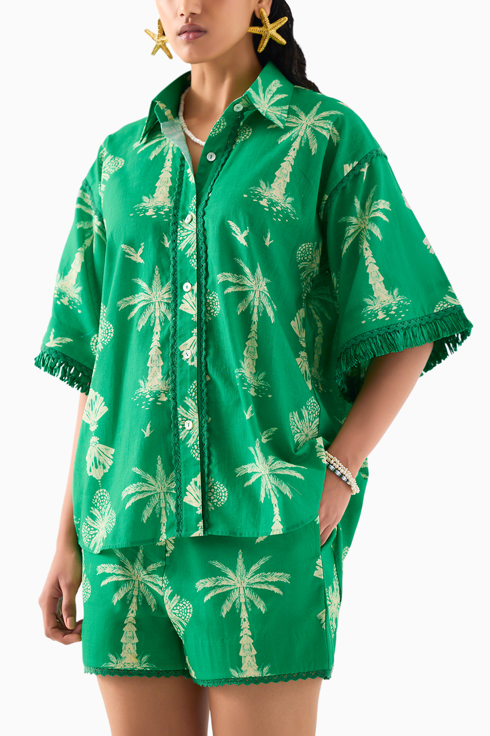 Sago Palm Shirt and Shorts