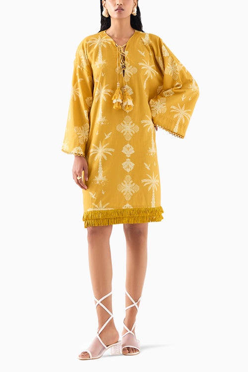 Cabana Bell Sleeves Dress