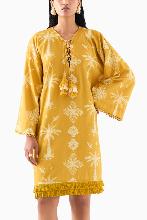 Cabana Bell Sleeves Dress