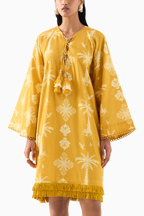 Cabana Bell Sleeves Dress