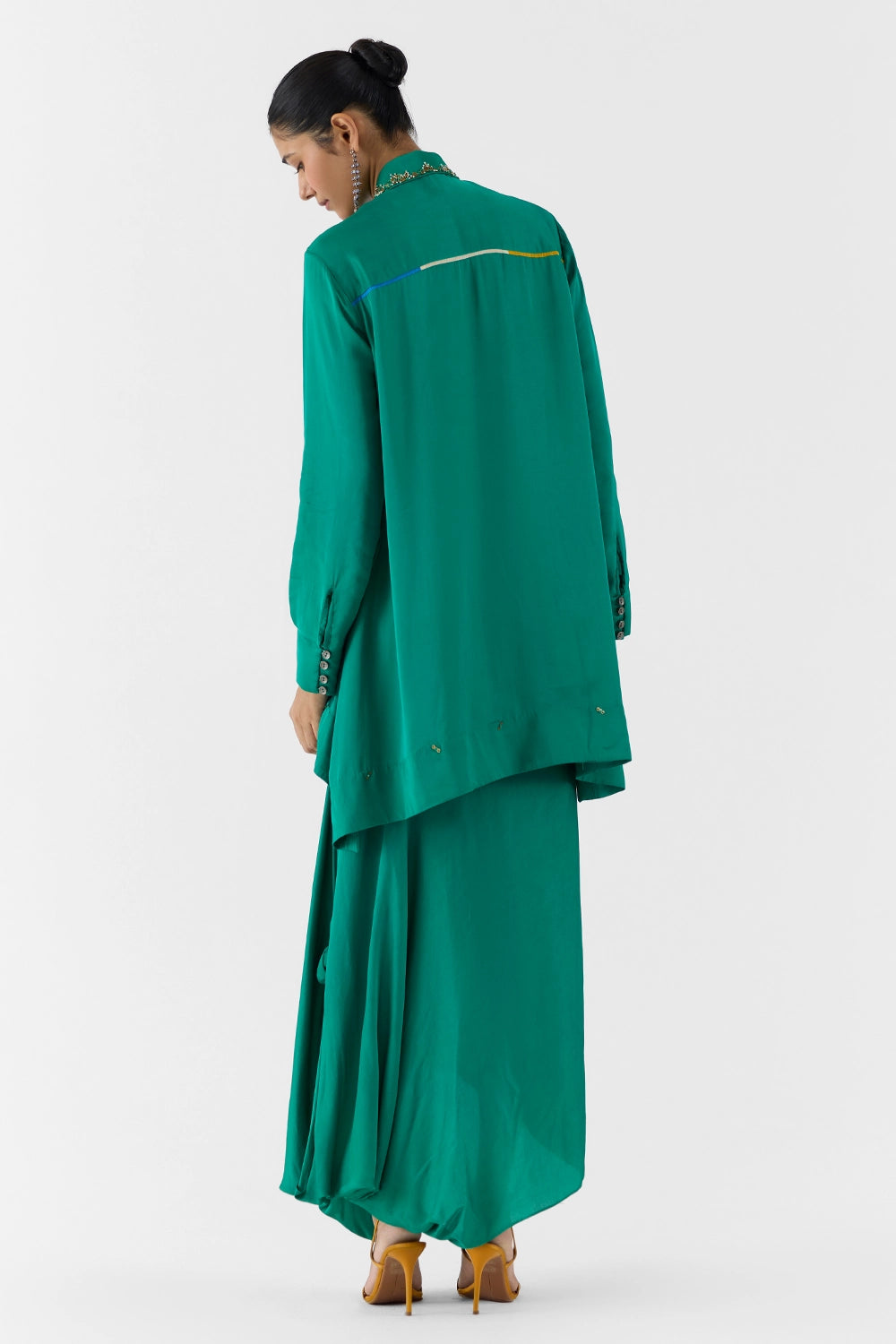 Jasper Asymmetric Shirt And Knot Skirt