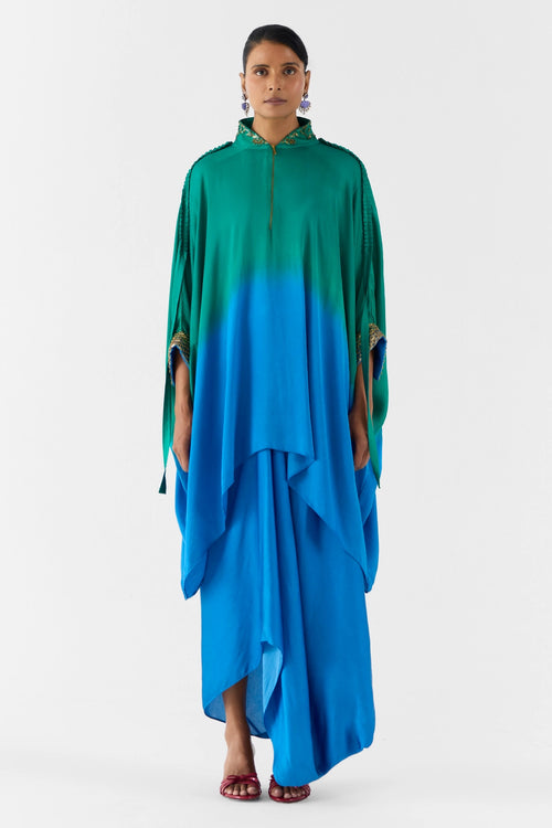Jasper Ombre Kimono And Knot Skirt