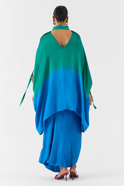 Jasper Ombre Kimono And Knot Skirt